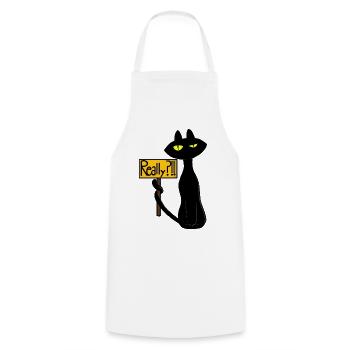 Bad Boogie - Tablier de cuisine - blanc - Devant - AI Model Male 185 dark (185cm)