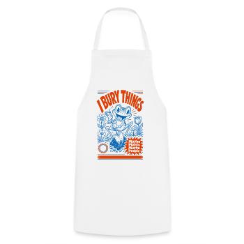 Urban Gardening Dirty Things Maybe Plants - Cooking Apron - white - Front - AI Model Male 185 dark (185cm)