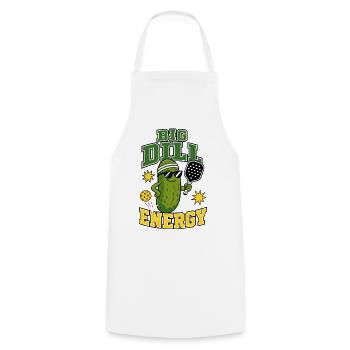 Big Dill Energy Pickleball - Cooking Apron - white - Front - AI Model Male 185 dark (185cm)