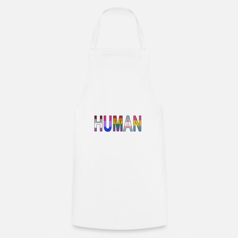 HUMAN - Kochschürze - Weiß