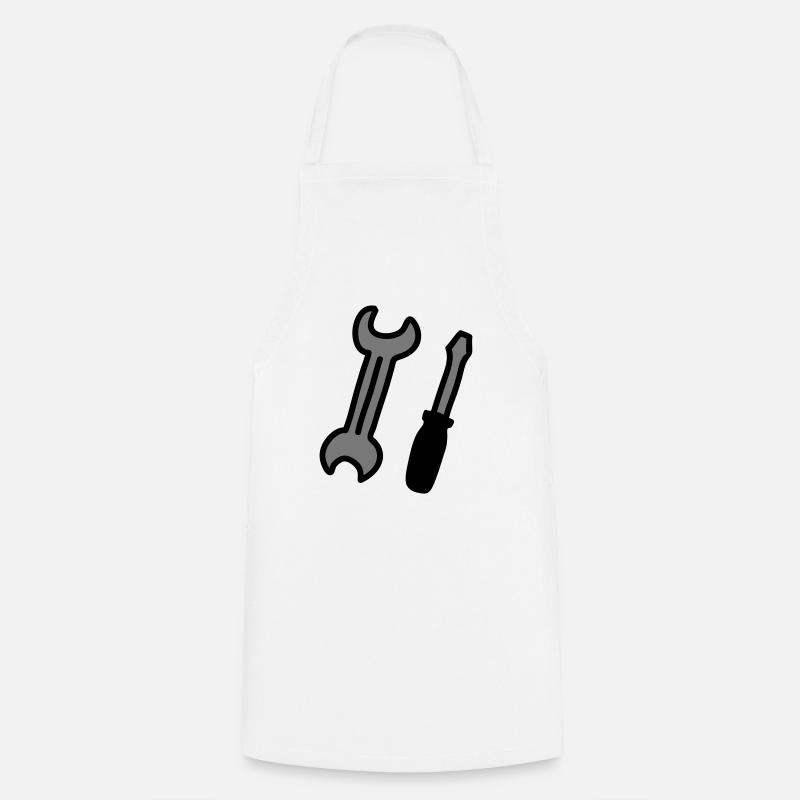 outillage - Tablier de cuisine - blanc