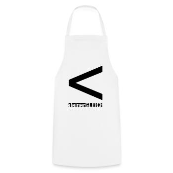 Logo - Kochschürze - Weiß - Vorne - AI Model Male 185 dark (185cm)