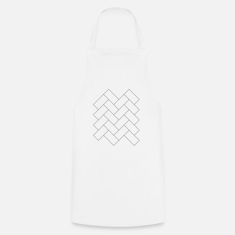 Brick Brick - Cooking Apron - white