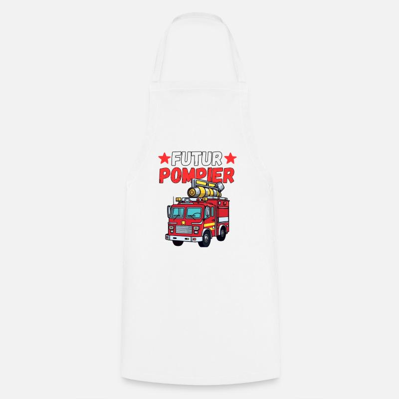 Future Firefighter - Cooking Apron - white