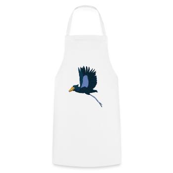 Shoebill Bird Ornithologist Forest I Gift - Cooking Apron - white - Front - AI Model Male 185 dark (185cm)