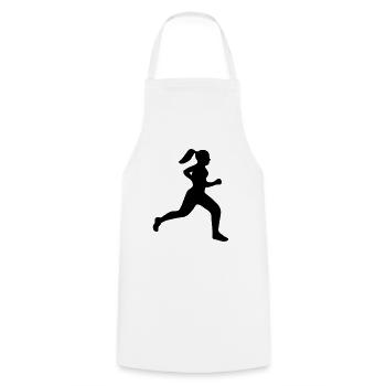 Runner - Cooking Apron - white - Front - AI Model Male 185 dark (185cm)