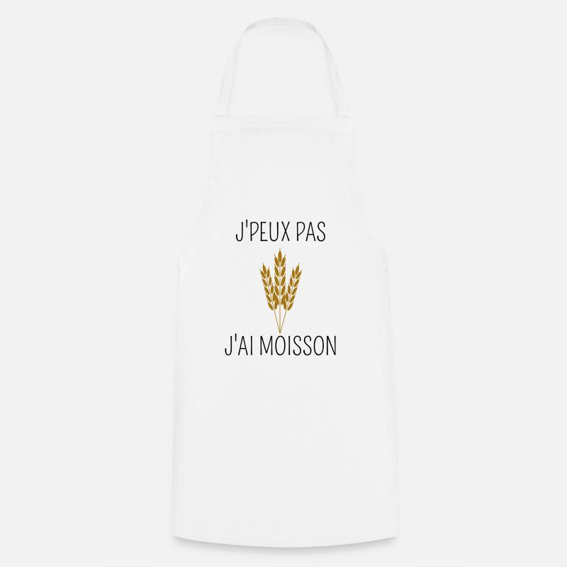 Je peux pas j'ai moisson - Tablier de cuisine - blanc