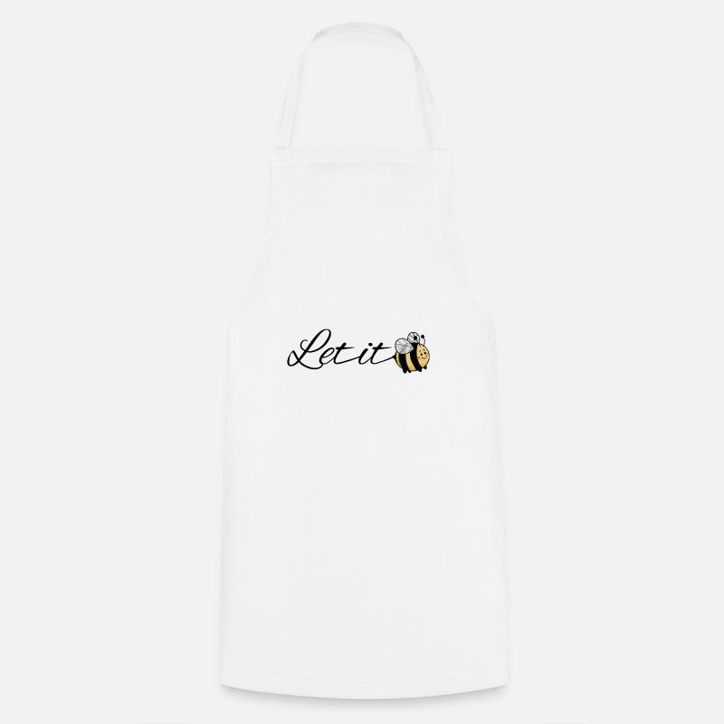Let it Bee - Cooking Apron - white