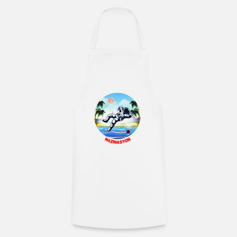 mazinasyon - Tablier de cuisine - blanc