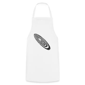 Elliptical Orbits Grunge Orbits - Cooking Apron - white - Front - AI Model Male 185 dark (185cm)