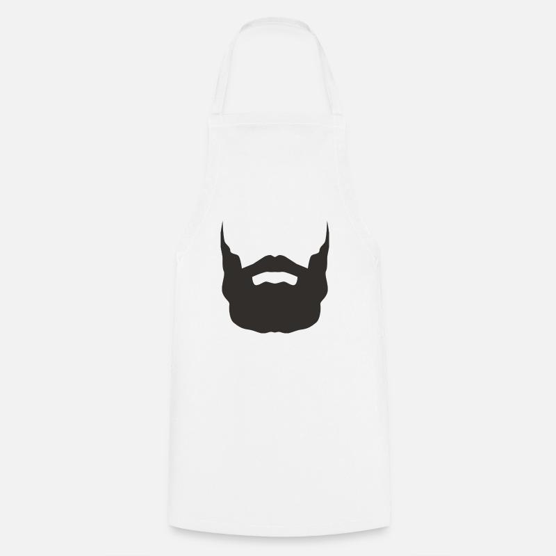Beard full beard mask hipster trend - Cooking Apron - white