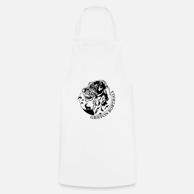 Griffon Korthals Portrait Chiens Chien Wilsigns - Tablier de cuisine - blanc