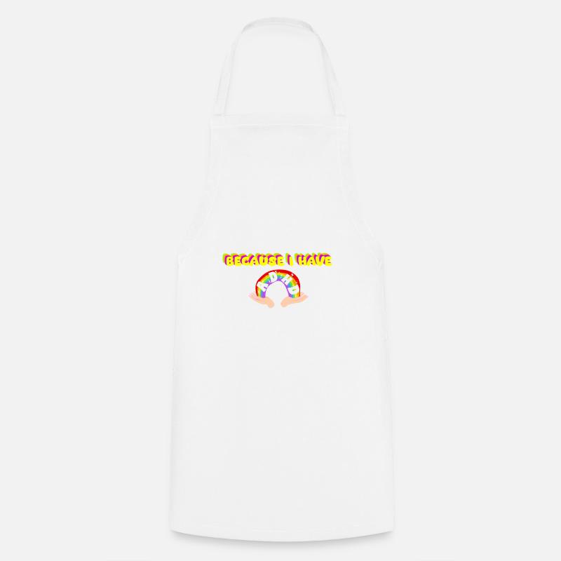 Neurodivergent Queen - Tablier de cuisine - blanc