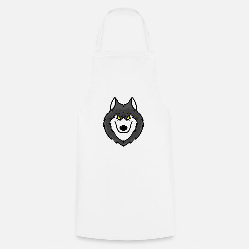 Wolf Predator Alpha Pack Prey Idée Cadeau Sauvage - Tablier de cuisine - blanc