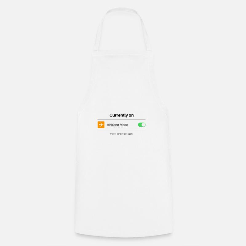 En mode avion - Tablier de cuisine - blanc