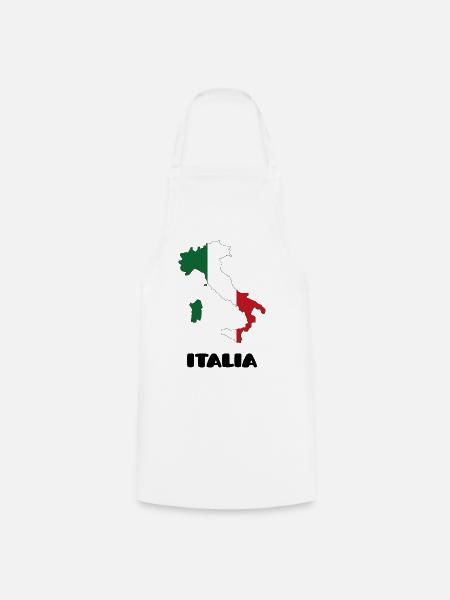 Italia - Tablier de cuisine - blanc