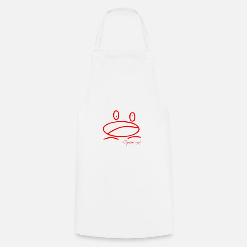 Frogmini - Ranunculus Oophagus - Cooking Apron - white