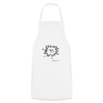 L'animal moelleux panique - Bestiolus Cerritus - Tablier de cuisine - blanc - Devant - AI Model Male 185 dark (185cm)