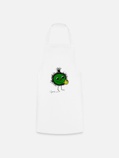 Flauschtier: "Lecker!" © Chyropterum Innoxius - Kochschürze - Weiß