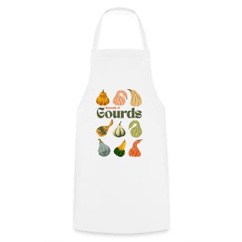 Diversity of Gourds - Cooking Apron - white - Front - AI Model Male 185 dark (185cm)