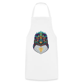 Karneval Pinguin Kostüm Fasching Fantasie Verkleid - Kochschürze - Weiß - Vorne - AI Model Male 185 dark (185cm)