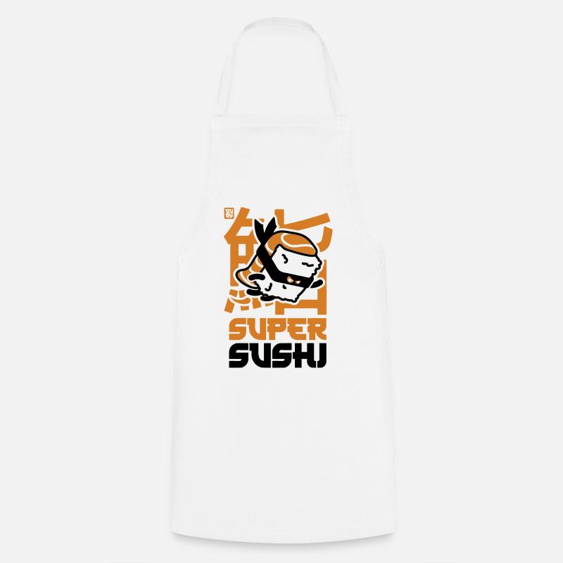Super Sushi Ninja - Kochschürze - Weiß