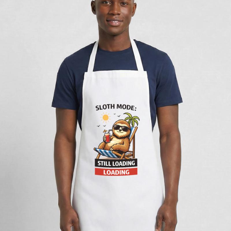 Sloth Mode: Still Loading Cooking Apron
