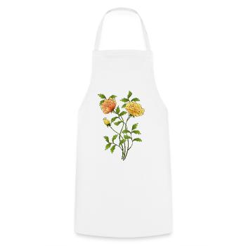 Fleur - Tablier de cuisine - blanc - Devant - AI Model Male 185 dark (185cm)