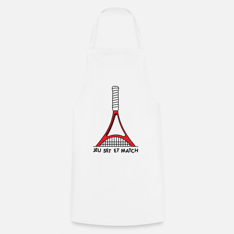 French Tennis Open - Cooking Apron - white