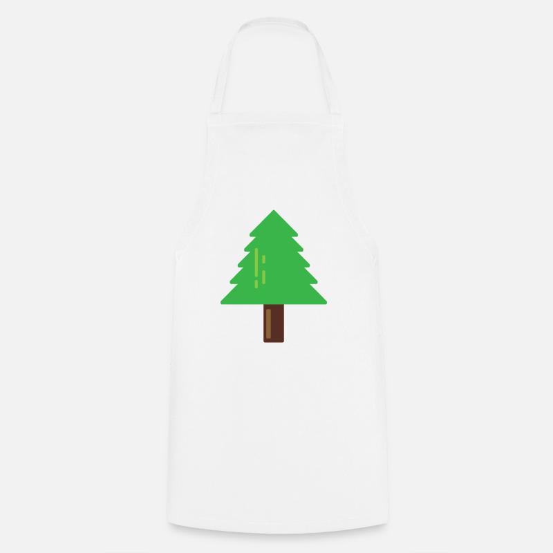 Fir tree - Cooking Apron - white