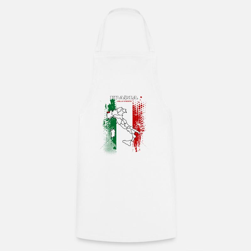 Vallée d’Aoste - Tablier de cuisine - blanc