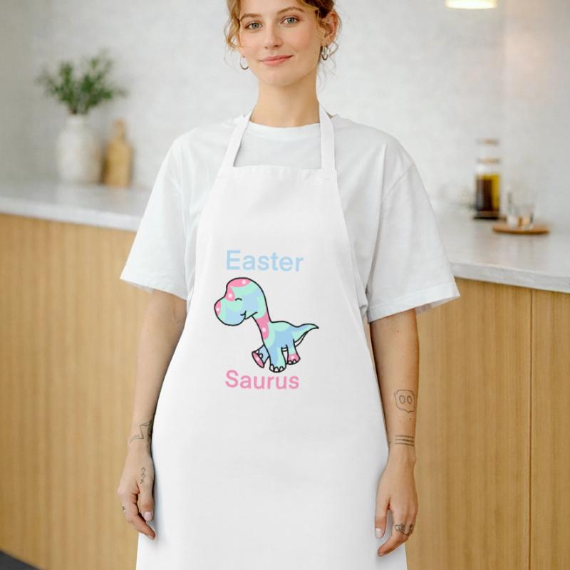 Easter Saurus Easter Dinosaur eggs Easter eggs Cooking Apron