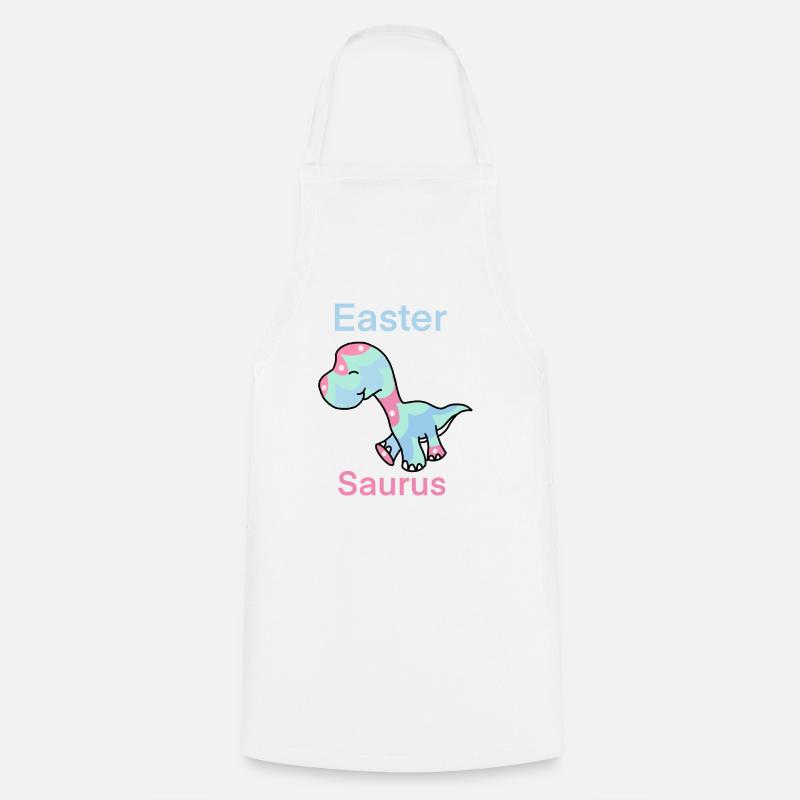 Ostern Saurus Ostern Dinosaurier Eier Ostereier - Kochschürze - Weiß