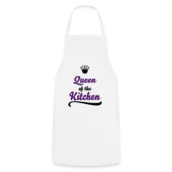 Fun gifts for women who love to cook - Cooking Apron - white - Front - AI Model Male 185 dark (185cm)