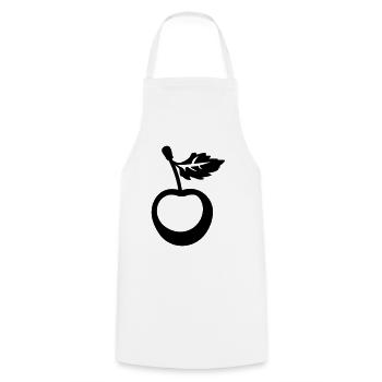 cherry - Cooking Apron - white - Front - AI Model Male 185 dark (185cm)