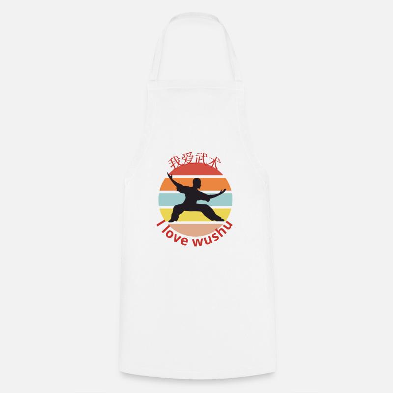 J’adore le wushu - Tablier de cuisine - blanc