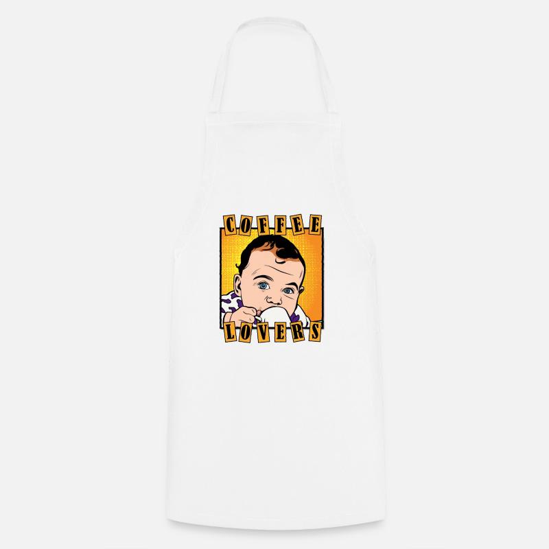 Café bébé - Tablier de cuisine - blanc