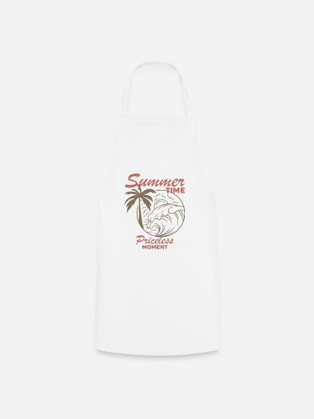 Summer Time - Kochschürze - Weiß
