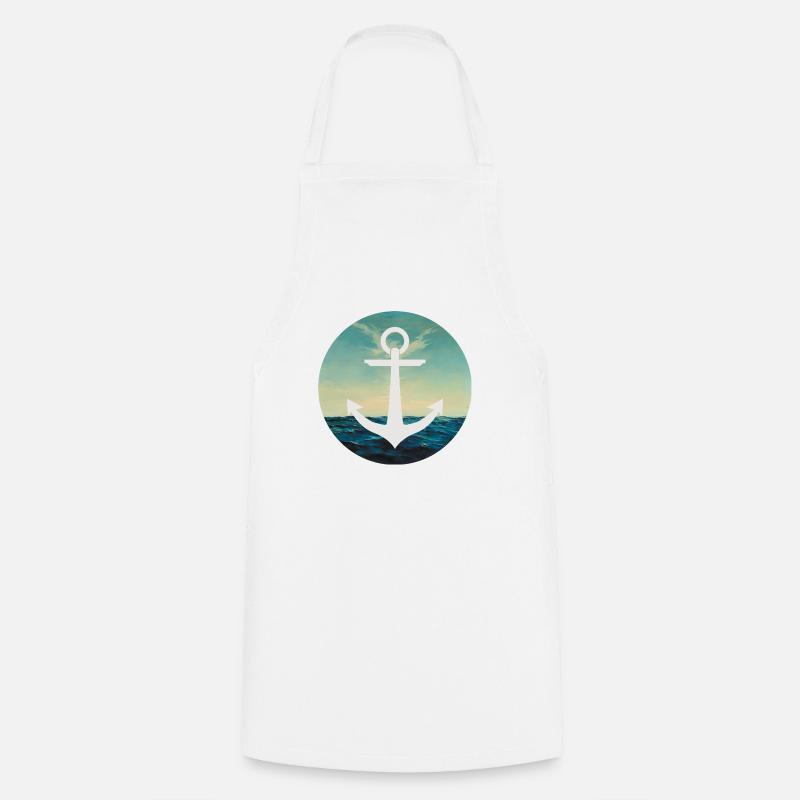 Circulaire de la mer - Tablier de cuisine - blanc