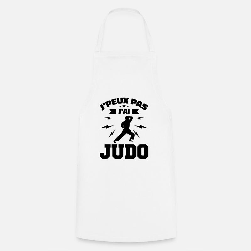 Je Peux Pas j'ai Judo - Tablier de cuisine - blanc