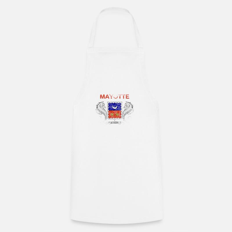 Mayotte - Tablier de cuisine - blanc