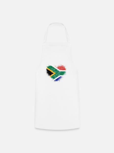 Südafrika - Kochschürze - Weiß