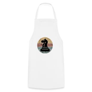 board game - Cooking Apron - white - Front - AI Model Male 185 dark (185cm)