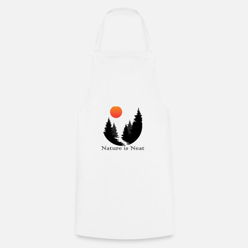 Forêt - Tablier de cuisine - blanc