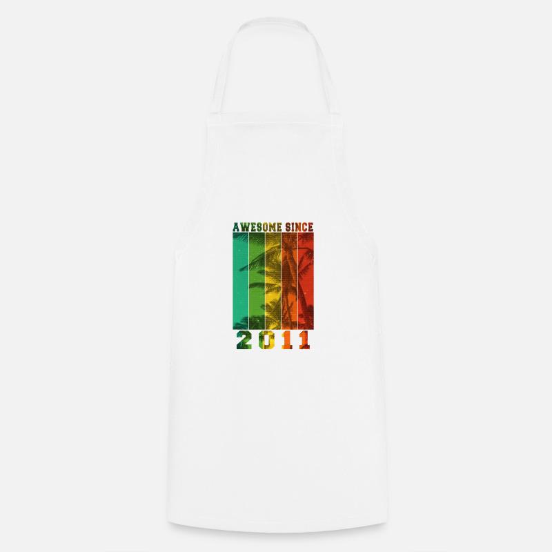 Awesome Since 2011 - Cooking Apron - white