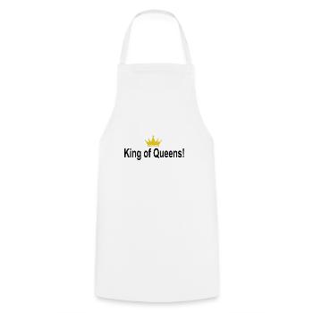 King of Queens T-Shirt - Kochschürze - Weiß - Vorne - AI Model Male 185 dark (185cm)