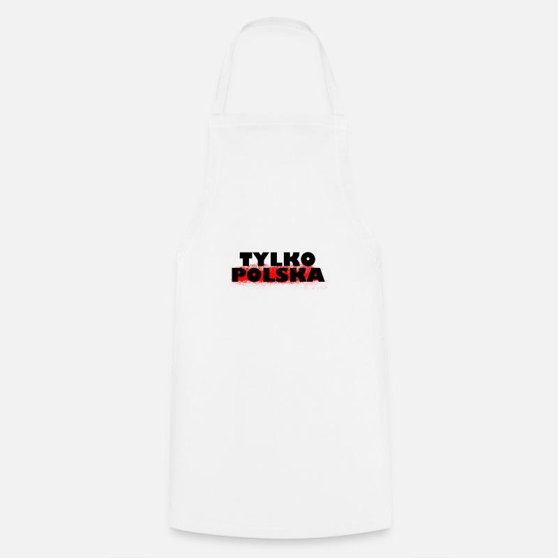 POLSKA - Tablier de cuisine - blanc