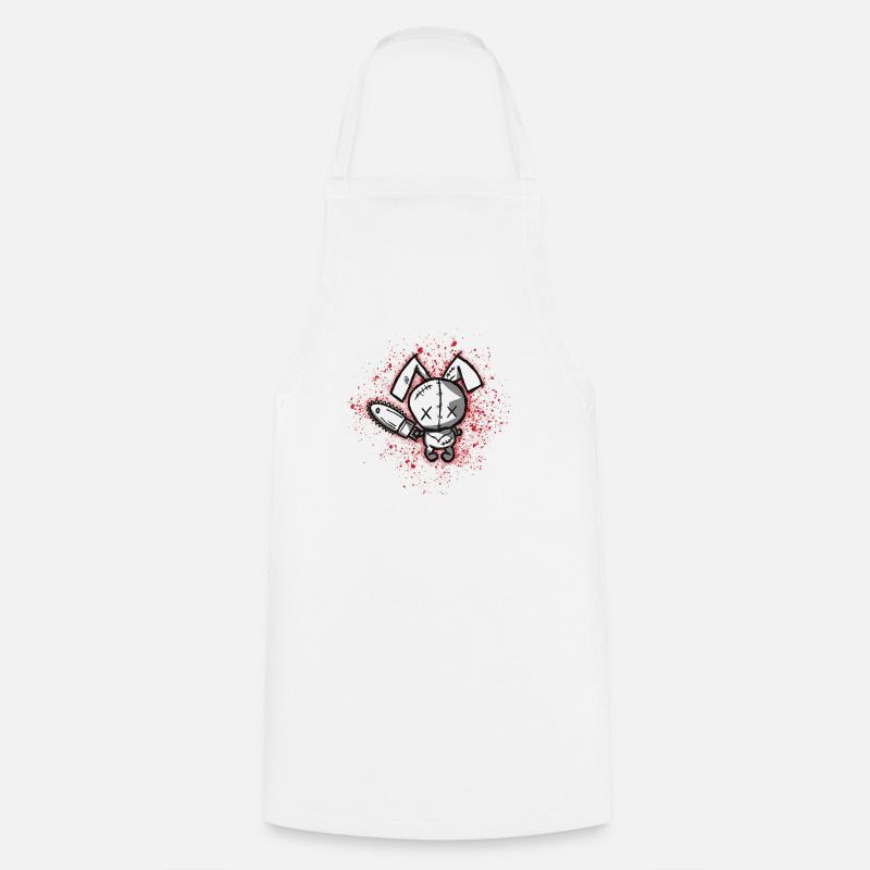 Evil Pets - Rabbit 1 - Cooking Apron - white