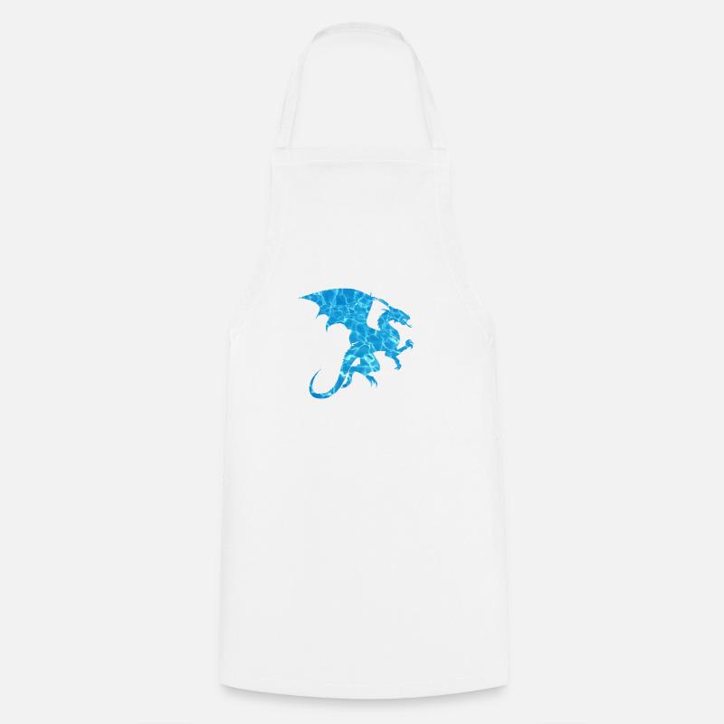 A water dragon - Tablier de cuisine - blanc