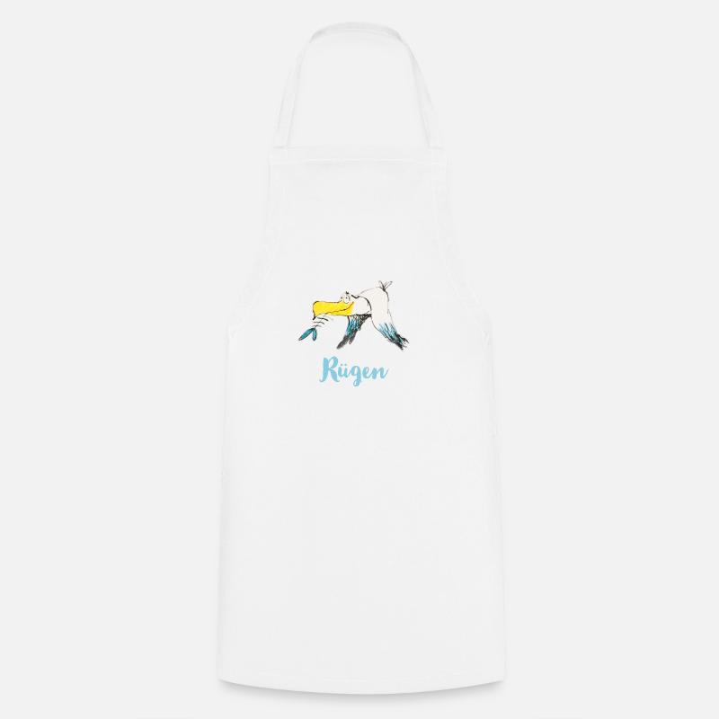 Rügen seagull - Cooking Apron - white